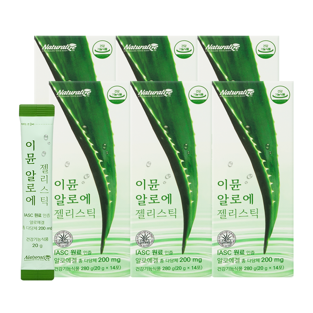 이뮨 알로에 젤리스틱 6박스 (3개월분)